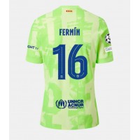 Camiseta Barcelona Fermin Lopez #16 Tercera Equipación 2024-25 manga corta